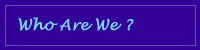 Who Are We?